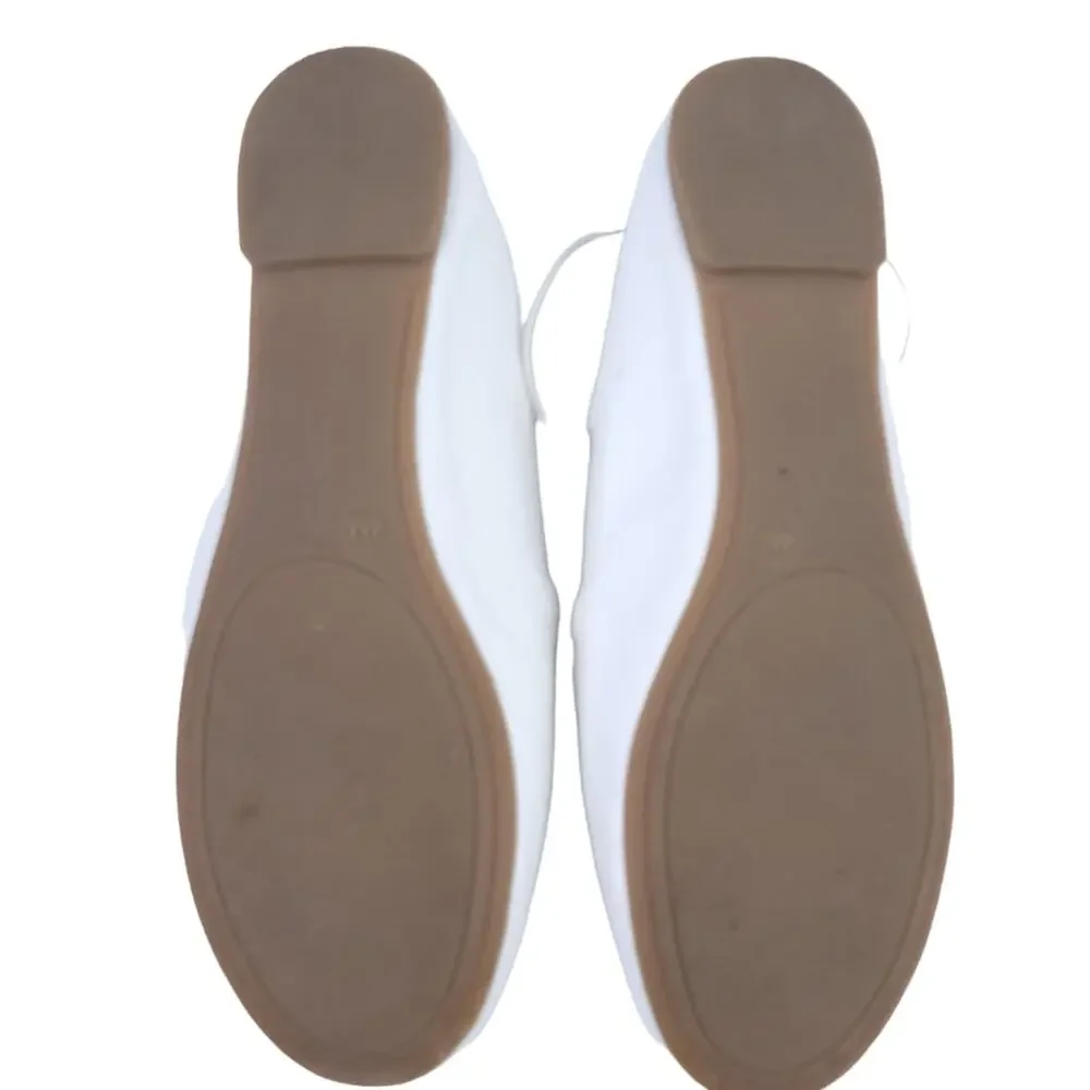 Lucky Brand Evvie Girls Ballet Flat Size 4, Crisscross Design, Very good